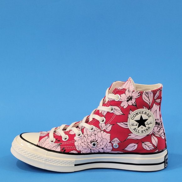 Converse Chuck 70 Hi Vintage Floral Women's Sneakers 568373C NWT - Picture 3 of 6